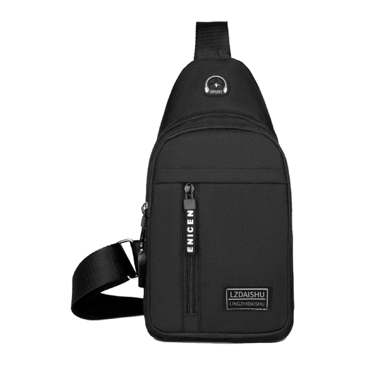 TACTICAL CHEST CROSSBODY BAG WITH USB PORT